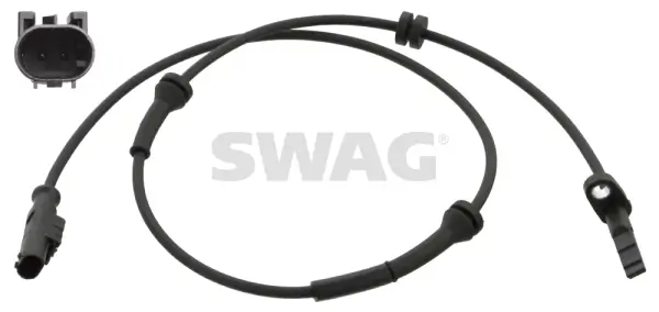 Sensor, Raddrehzahl Vorderachse links Vorderachse rechts SWAG 74 10 6463