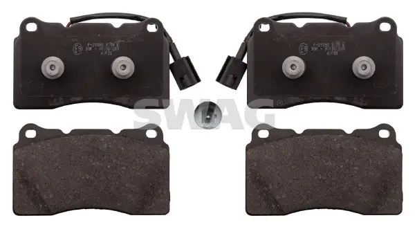 Bremsbelagsatz, Scheibenbremse Vorderachse SWAG 74 11 6005