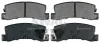 Bremsbelagsatz, Scheibenbremse Hinterachse SWAG 81 91 6580