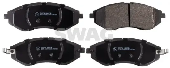 Bremsbelagsatz, Scheibenbremse Vorderachse SWAG 89 91 6721 Bild Bremsbelagsatz, Scheibenbremse Vorderachse SWAG 89 91 6721