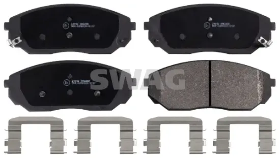 Bremsbelagsatz, Scheibenbremse Vorderachse SWAG 91 91 6471 Bild Bremsbelagsatz, Scheibenbremse Vorderachse SWAG 91 91 6471