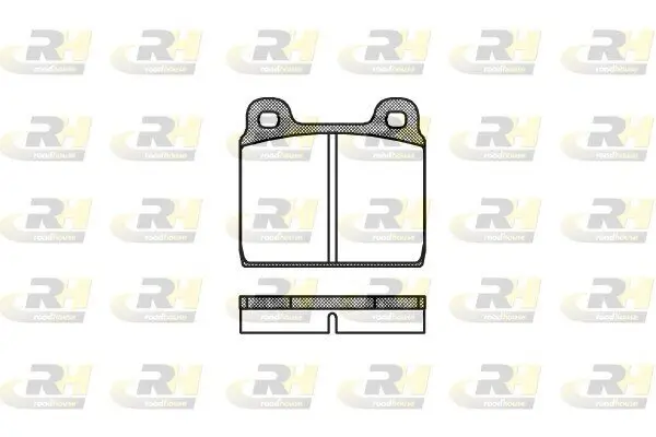 Bremsbelagsatz, Scheibenbremse ROADHOUSE 2002.00