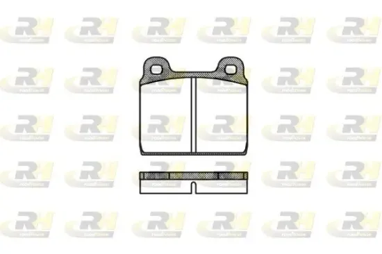 Bremsbelagsatz, Scheibenbremse Vorderachse ROADHOUSE 2002.00 Bild Bremsbelagsatz, Scheibenbremse Vorderachse ROADHOUSE 2002.00