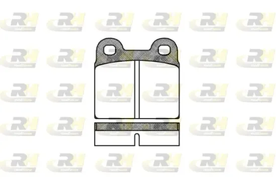 Bremsbelagsatz, Scheibenbremse Vorderachse ROADHOUSE 2007.00 Bild Bremsbelagsatz, Scheibenbremse Vorderachse ROADHOUSE 2007.00