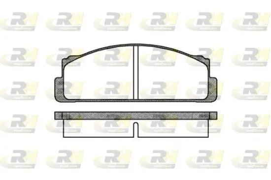 Bremsbelagsatz, Scheibenbremse Vorderachse ROADHOUSE 2022.00 Bild Bremsbelagsatz, Scheibenbremse Vorderachse ROADHOUSE 2022.00
