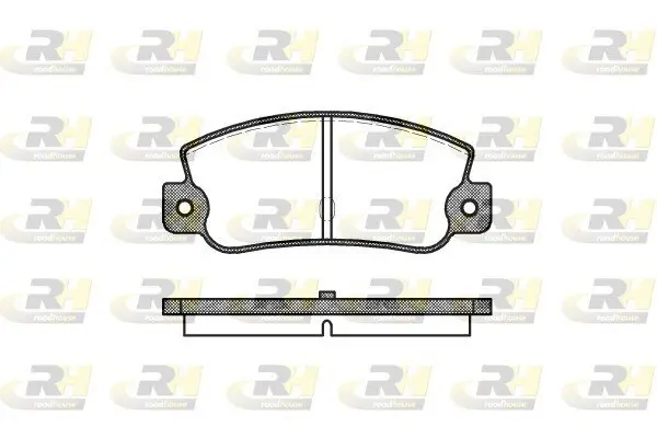 Bremsbelagsatz, Scheibenbremse Vorderachse ROADHOUSE 2025.30