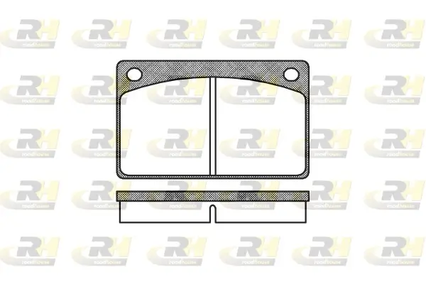 Bremsbelagsatz, Scheibenbremse Vorderachse ROADHOUSE 2042.00
