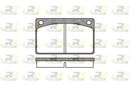 Bremsbelagsatz, Scheibenbremse Vorderachse ROADHOUSE 2042.00 Bild Bremsbelagsatz, Scheibenbremse Vorderachse ROADHOUSE 2042.00