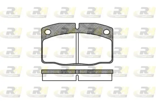 Bremsbelagsatz, Scheibenbremse Vorderachse ROADHOUSE 2101.00 Bild Bremsbelagsatz, Scheibenbremse Vorderachse ROADHOUSE 2101.00