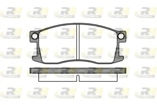 Bremsbelagsatz, Scheibenbremse Vorderachse ROADHOUSE 2110.00 Bild Bremsbelagsatz, Scheibenbremse Vorderachse ROADHOUSE 2110.00