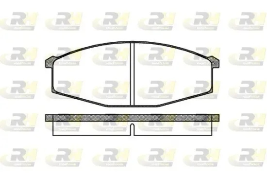 Bremsbelagsatz, Scheibenbremse Vorderachse ROADHOUSE 2129.00 Bild Bremsbelagsatz, Scheibenbremse Vorderachse ROADHOUSE 2129.00