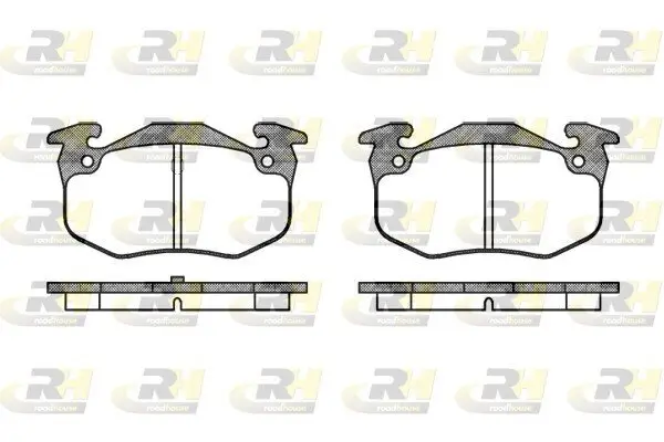 Bremsbelagsatz, Scheibenbremse ROADHOUSE 2144.50