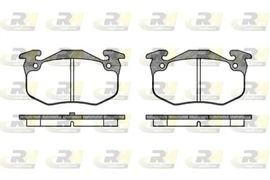 Bremsbelagsatz, Scheibenbremse Hinterachse ROADHOUSE 2144.50 Bild Bremsbelagsatz, Scheibenbremse Hinterachse ROADHOUSE 2144.50