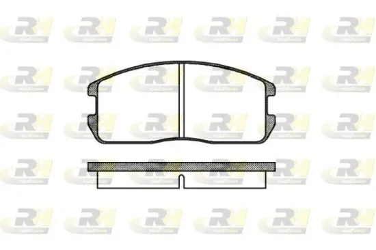 Bremsbelagsatz, Scheibenbremse Vorderachse ROADHOUSE 2175.00 Bild Bremsbelagsatz, Scheibenbremse Vorderachse ROADHOUSE 2175.00