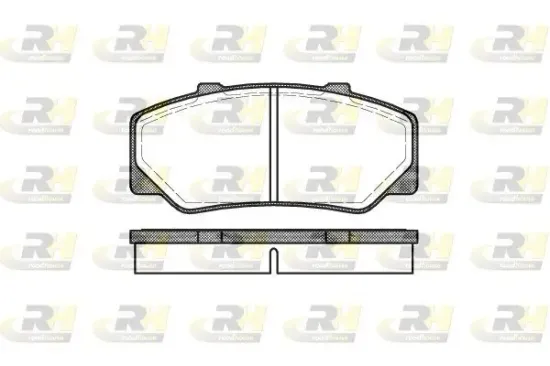 Bremsbelagsatz, Scheibenbremse Vorderachse ROADHOUSE 2176.00 Bild Bremsbelagsatz, Scheibenbremse Vorderachse ROADHOUSE 2176.00