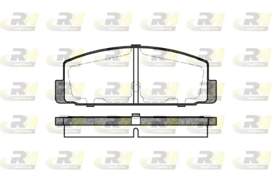 Bremsbelagsatz, Scheibenbremse Hinterachse ROADHOUSE 2179.30 Bild Bremsbelagsatz, Scheibenbremse Hinterachse ROADHOUSE 2179.30