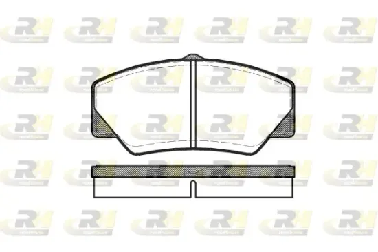 Bremsbelagsatz, Scheibenbremse Vorderachse ROADHOUSE 2206.00 Bild Bremsbelagsatz, Scheibenbremse Vorderachse ROADHOUSE 2206.00