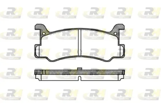 Bremsbelagsatz, Scheibenbremse Hinterachse ROADHOUSE 2213.00 Bild Bremsbelagsatz, Scheibenbremse Hinterachse ROADHOUSE 2213.00