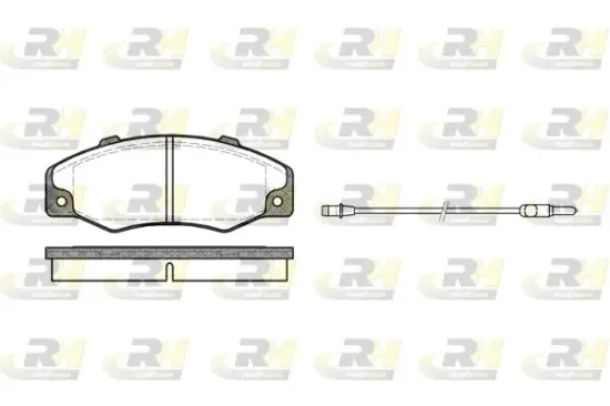 Bremsbelagsatz, Scheibenbremse Vorderachse ROADHOUSE 2220.02 Bild Bremsbelagsatz, Scheibenbremse Vorderachse ROADHOUSE 2220.02