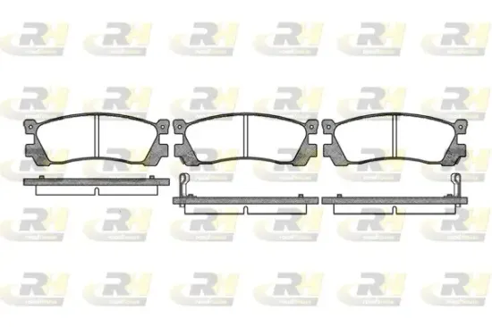 Bremsbelagsatz, Scheibenbremse Hinterachse ROADHOUSE 2248.02 Bild Bremsbelagsatz, Scheibenbremse Hinterachse ROADHOUSE 2248.02