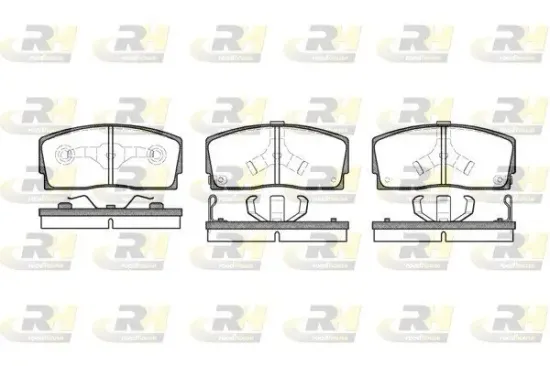 Bremsbelagsatz, Scheibenbremse Vorderachse ROADHOUSE 2254.02 Bild Bremsbelagsatz, Scheibenbremse Vorderachse ROADHOUSE 2254.02