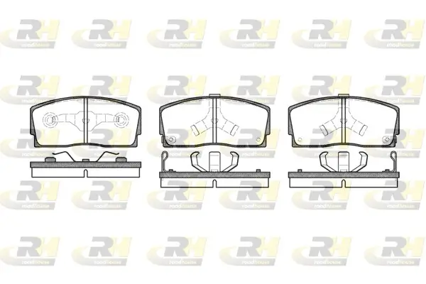 Bremsbelagsatz, Scheibenbremse Vorderachse ROADHOUSE 2254.02