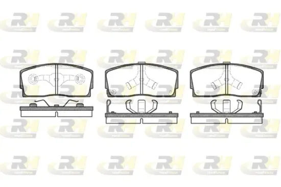 Bremsbelagsatz, Scheibenbremse Vorderachse ROADHOUSE 2254.02 Bild Bremsbelagsatz, Scheibenbremse Vorderachse ROADHOUSE 2254.02