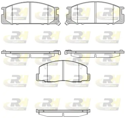 Bremsbelagsatz, Scheibenbremse Vorderachse ROADHOUSE 2306.12 Bild Bremsbelagsatz, Scheibenbremse Vorderachse ROADHOUSE 2306.12