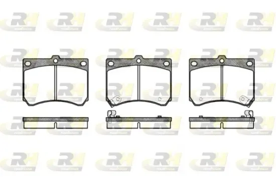 Bremsbelagsatz, Scheibenbremse Vorderachse ROADHOUSE 2333.02 Bild Bremsbelagsatz, Scheibenbremse Vorderachse ROADHOUSE 2333.02