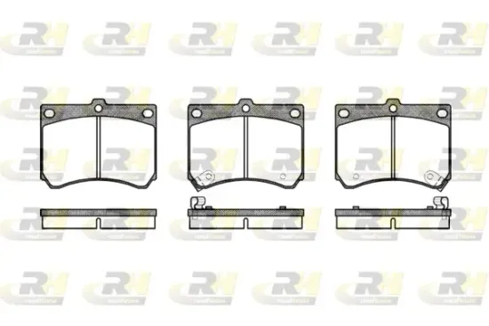 Bremsbelagsatz, Scheibenbremse Vorderachse ROADHOUSE 2333.02 Bild Bremsbelagsatz, Scheibenbremse Vorderachse ROADHOUSE 2333.02