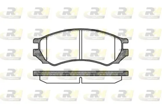Bremsbelagsatz, Scheibenbremse Vorderachse ROADHOUSE 2344.00 Bild Bremsbelagsatz, Scheibenbremse Vorderachse ROADHOUSE 2344.00