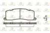 Bremsbelagsatz, Scheibenbremse Hinterachse ROADHOUSE 2367.00