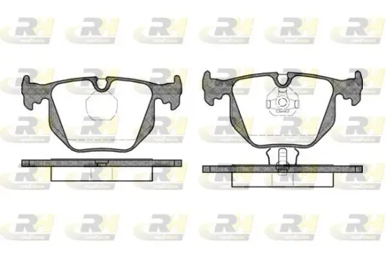 Bremsbelagsatz, Scheibenbremse Hinterachse ROADHOUSE 2381.00 Bild Bremsbelagsatz, Scheibenbremse Hinterachse ROADHOUSE 2381.00