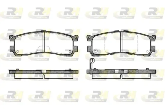 Bremsbelagsatz, Scheibenbremse Hinterachse ROADHOUSE 2399.21 Bild Bremsbelagsatz, Scheibenbremse Hinterachse ROADHOUSE 2399.21