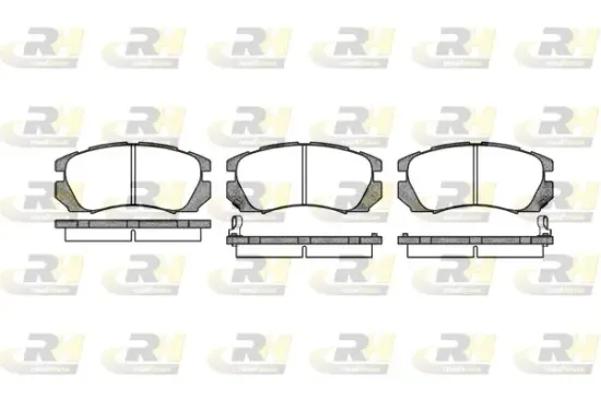 Bremsbelagsatz, Scheibenbremse Vorderachse ROADHOUSE 2403.02 Bild Bremsbelagsatz, Scheibenbremse Vorderachse ROADHOUSE 2403.02