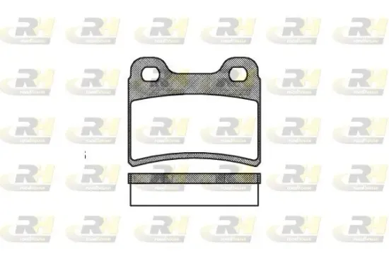 Bremsbelagsatz, Scheibenbremse Hinterachse ROADHOUSE 2417.00 Bild Bremsbelagsatz, Scheibenbremse Hinterachse ROADHOUSE 2417.00
