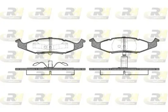 Bremsbelagsatz, Scheibenbremse Vorderachse ROADHOUSE 2477.00 Bild Bremsbelagsatz, Scheibenbremse Vorderachse ROADHOUSE 2477.00