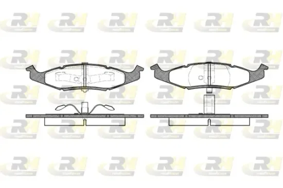 Bremsbelagsatz, Scheibenbremse Vorderachse ROADHOUSE 2477.00 Bild Bremsbelagsatz, Scheibenbremse Vorderachse ROADHOUSE 2477.00