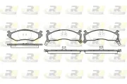Bremsbelagsatz, Scheibenbremse Vorderachse ROADHOUSE 2484.02