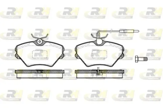 Bremsbelagsatz, Scheibenbremse Vorderachse ROADHOUSE 2485.02 Bild Bremsbelagsatz, Scheibenbremse Vorderachse ROADHOUSE 2485.02