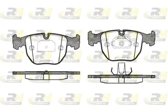 Bremsbelagsatz, Scheibenbremse Vorderachse ROADHOUSE 2596.00 Bild Bremsbelagsatz, Scheibenbremse Vorderachse ROADHOUSE 2596.00