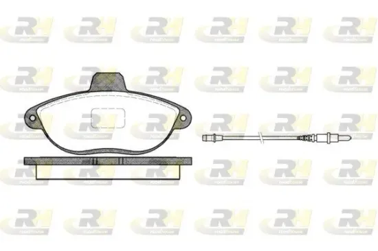 Bremsbelagsatz, Scheibenbremse Vorderachse ROADHOUSE 2602.02 Bild Bremsbelagsatz, Scheibenbremse Vorderachse ROADHOUSE 2602.02