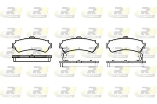 Bremsbelagsatz, Scheibenbremse Hinterachse ROADHOUSE 2607.02 Bild Bremsbelagsatz, Scheibenbremse Hinterachse ROADHOUSE 2607.02