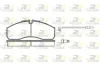 Bremsbelagsatz, Scheibenbremse Hinterachse ROADHOUSE 2651.12