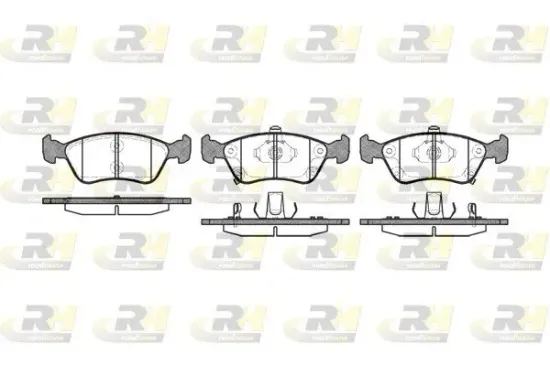 Bremsbelagsatz, Scheibenbremse Vorderachse ROADHOUSE 2676.02 Bild Bremsbelagsatz, Scheibenbremse Vorderachse ROADHOUSE 2676.02