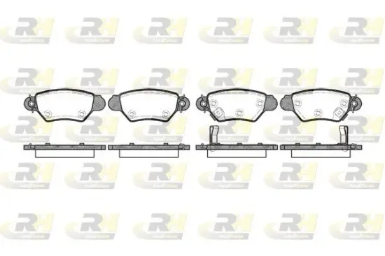 Bremsbelagsatz, Scheibenbremse Hinterachse ROADHOUSE 2685.02 Bild Bremsbelagsatz, Scheibenbremse Hinterachse ROADHOUSE 2685.02