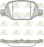 Bremsbelagsatz, Scheibenbremse Hinterachse ROADHOUSE 2727.00