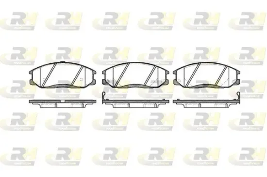 Bremsbelagsatz, Scheibenbremse Vorderachse ROADHOUSE 2771.22 Bild Bremsbelagsatz, Scheibenbremse Vorderachse ROADHOUSE 2771.22