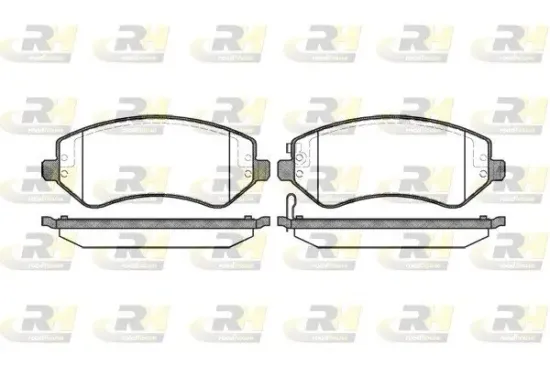 Bremsbelagsatz, Scheibenbremse Vorderachse ROADHOUSE 2807.02 Bild Bremsbelagsatz, Scheibenbremse Vorderachse ROADHOUSE 2807.02