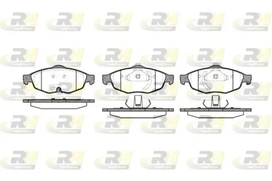 Bremsbelagsatz, Scheibenbremse Vorderachse ROADHOUSE 2812.02 Bild Bremsbelagsatz, Scheibenbremse Vorderachse ROADHOUSE 2812.02